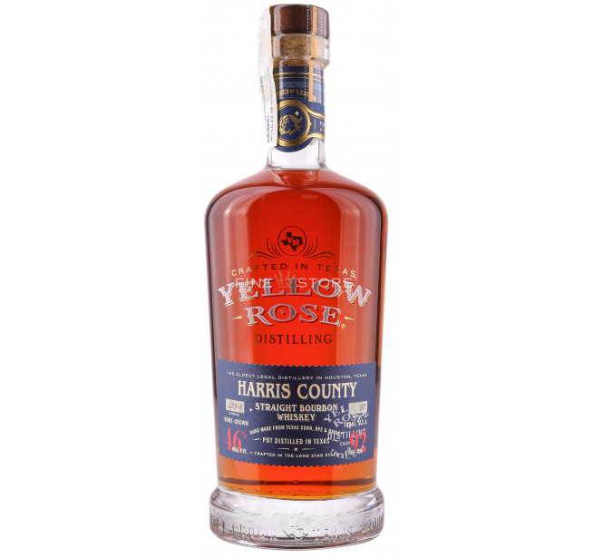 YELLOW WHISKY YELLOW ROSE HARRIS COUNTY 75CL.