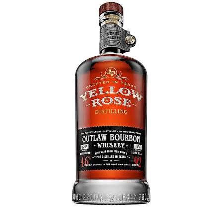 YELLOW WHISKY YELLOW ROSE OUTLAW BOURBON 75CL.